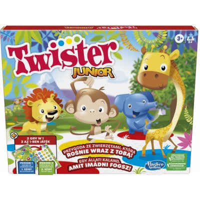 Hasbro Twister Junior Oboustranná 2 úrovně 2v1 – Hledejceny.cz