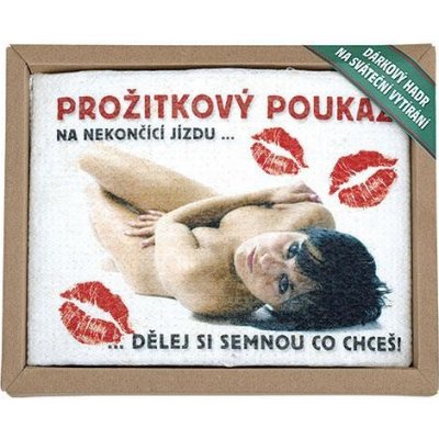 Bohemia Gifts Dárkový hadr na sváteční vytírání Prožitkový poukaz 1 ks – HobbyKompas.cz