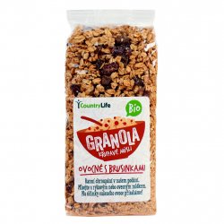 Country Life Granola Křupavé müsli ovocné s brusinkami Bio 350 g