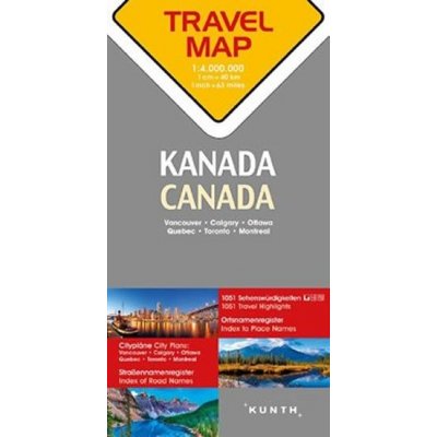 Kanada 1:4M TravelMap