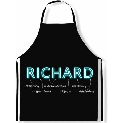 IMPAR Zástěra Mužská jména Neon Richard – Hledejceny.cz
