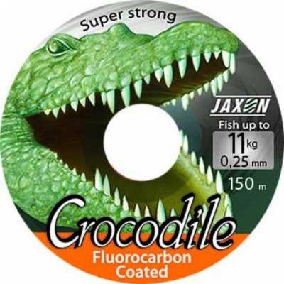 Jaxon Crocodile Fluorocarbon Coated 150 m 0,27 mm 14 kg – Zboží Mobilmania