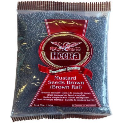 Heera Hořčičné Semínko Hnědé Mustard Seeds 100 g