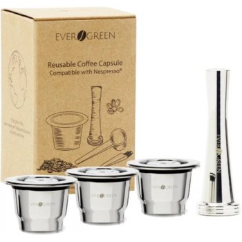 Evergreen Nespresso 3 ks + tamper