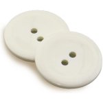 Pro Háčkování Knoflík kulatý plast 15 mm bílý – Sleviste.cz