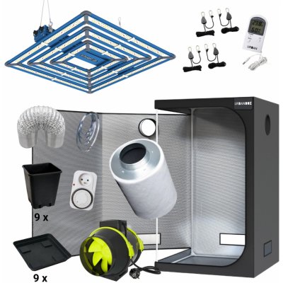 Higarden LED Set 300W Maxibright Daylight PRO 100x100x200cm – Zboží Dáma