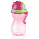 Tescoma láhev s brčkem BAMBINI růžová 300 ml – Zboží Dáma