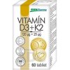 Vitamín a minerál EDENPharma VITAMIN D3 + K2 60 tablet