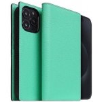 SLG Design D8 Neon Full Grain Leather Diary iPhone 15 Pro - Teal – Sleviste.cz