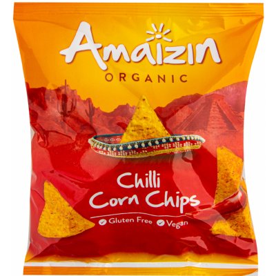 Amaizin Chipsy kukuřičné chilli Bio 75g