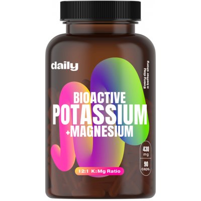 Daily Bioactive Potassium + Magnesium 90 kapslí – Hledejceny.cz