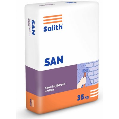 Omítka sanační jádrová Vápenka Vitošov Salith SAN – 35 kg – Zbozi.Blesk.cz