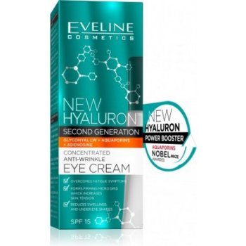 Eveline Cosmetics bioHyaluron 4D koncentrovaný rozjasňující oční krém 15 ml