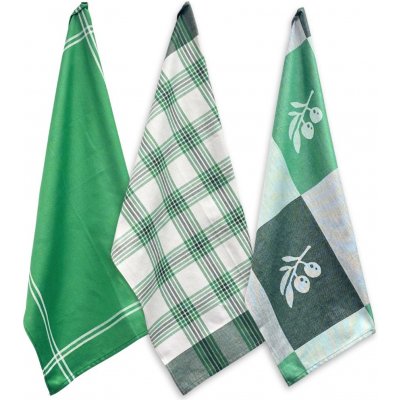 Trade Concept listy 50 x 70 cm Zelená 3 ks – Zboží Mobilmania