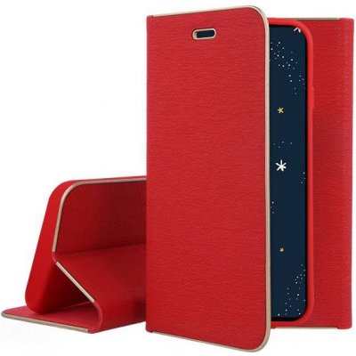 Pouzdro Levné Kryty Knížkové Luna Book Apple iPhone 15 Pro Max červené – Zboží Mobilmania