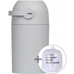 Magic Majestic Koš na použité pleny tmavě šedý sáčky – Zboží Dáma