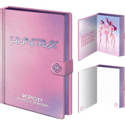Blok se sponou A5 K-pop Demon Hunters/Lovkyně démonů 15x21cm – Zboží Živě