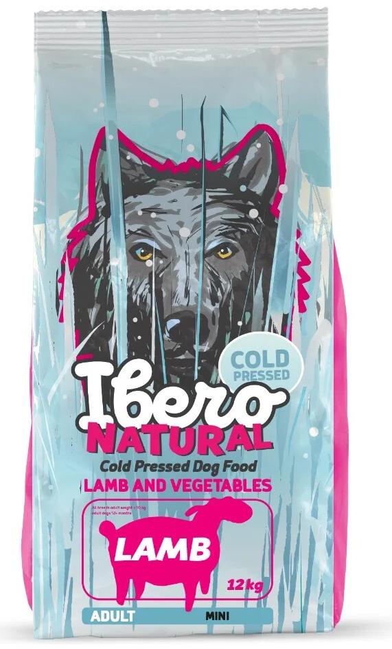 Ibero Cold Press Dog Adult Small Lamb 4 x 12 kg