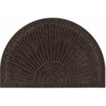 Multy home rohož půlkruh Contours hnědá 60 x 90 cm – Zboží Dáma