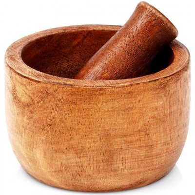 Excellent Hmoždíř s tloučkem mangové dřevo 10 x 10 x 6 cm – Zboží Dáma