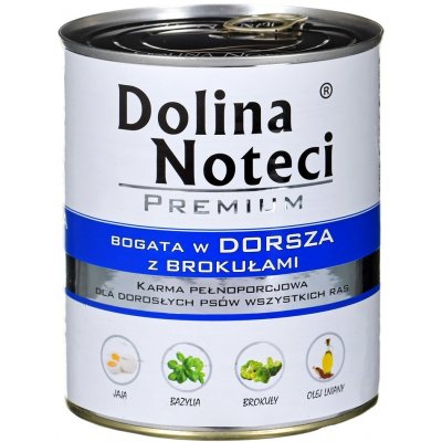 Dolina Noteci Premium pro dospělé psy treska s brokolicí 0,8 kg – Hledejceny.cz