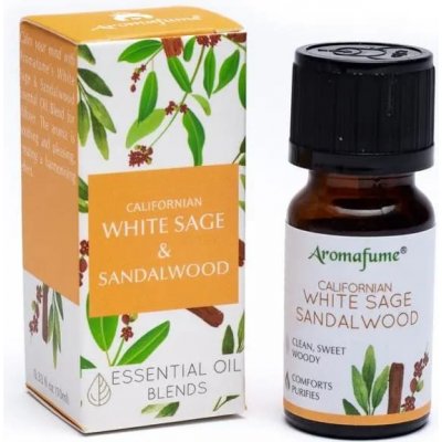 Aromafume Směs White sage & Sandalwood Bílá šalvěj a santalové dřevo 10 ml – Hledejceny.cz