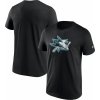 Pánské Tričko Fanatics pánské tričko San Jose Sharks Chrome Graphic T-Shirt Black