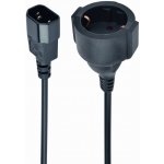 Gembird Power Adapter Cord IEC320 C14 -Schuko, M-F, 15cm, PC-SFC14M-01 – Zboží Živě