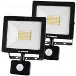 Platinium LED úsporný reflektor s detektorem pohybu 30 W FL-FDC30W-PIR sada 2 ks – Hledejceny.cz