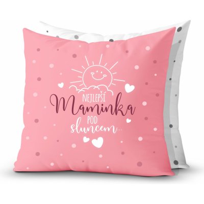 Nekupto Dárkový polštář Nejlepší maminka pod sluncem 30x30 – Zboží Mobilmania
