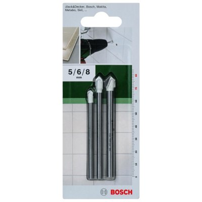 Bosch Vrtáky na obklady a dlažby SET 5,6,8 mm – Zbozi.Blesk.cz