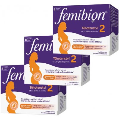 Femibion 2 Těhotenství 3x 56 tablet – Hledejceny.cz