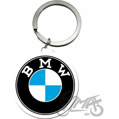 Přívěsek na klíče Nostalgic Art Retro kulatá BMW logo – Hledejceny.cz