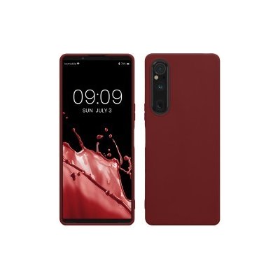 Pouzdro kwmobile Sony Xperia 1 V tmavě červené – Zbozi.Blesk.cz