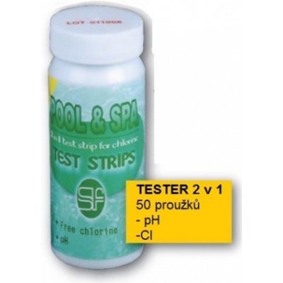 HANSCRAFT proužkový tester 2v1 pH/Cl – Zboží Dáma