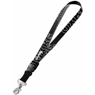 Šňůrka na krk s karabinkou Oxy - OXBG White – Hledejceny.cz