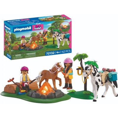 Playmobil 72132 Vyjižďka na koních s táborákem – Zboží Živě
