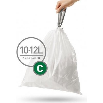 Simplehuman Sáčky 10-12 L typ C zatahovací 20ks v balení 15µm – Zboží Dáma Simplehuman Sáčky 10-12 L typ C zatahovací 20ks v balení 15µm – Zboží Dáma