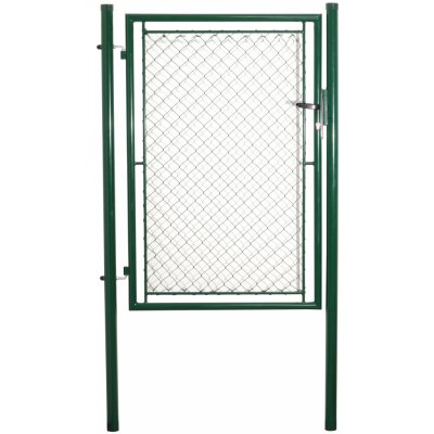 Jednokřídlá branka, pletivo, zelená, rozměry 1085x1450 mm, Zn+PVC – Hledejceny.cz