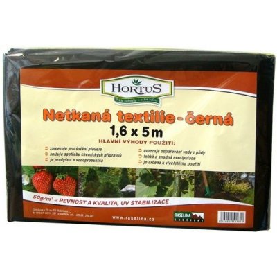 Hortus netkaná textilie 1,6 x 5 m UV 50 černá – Zbozi.Blesk.cz