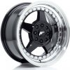 Alu kolo, lité kolo JR Wheels JR6 7x15 4x100/108 ET25 gloss black machined lip