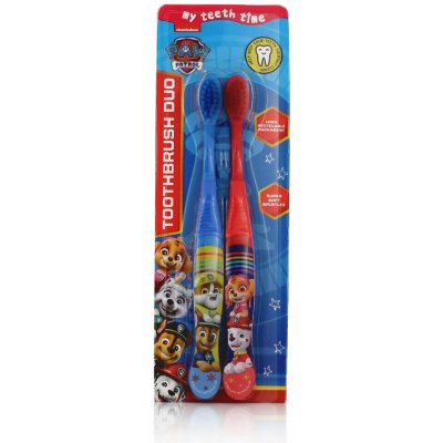 Nickelodeon Paw Patrol Toothbrush Duo Super Soft 4-6 Blue and Red – Sleviste.cz