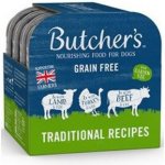 Butcher's Dog Original hovězí krůtí a jehněčí 4 x 150 g – Sleviste.cz