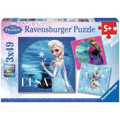 Ravensburger 092697 Ledové království 3 x 49 dílků – Zbozi.Blesk.cz