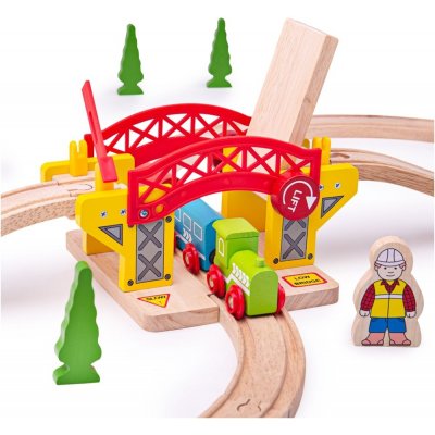 Bigjigs Rail Zvedací most – Zboží Mobilmania