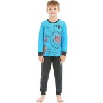 Chlapecké pyžamo Smajlík tyrkysová – Zboží Dáma