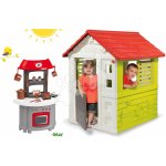 Smoby domček Lovely červeno-zelená s 3 oknami SM810705 – Hledejceny.cz