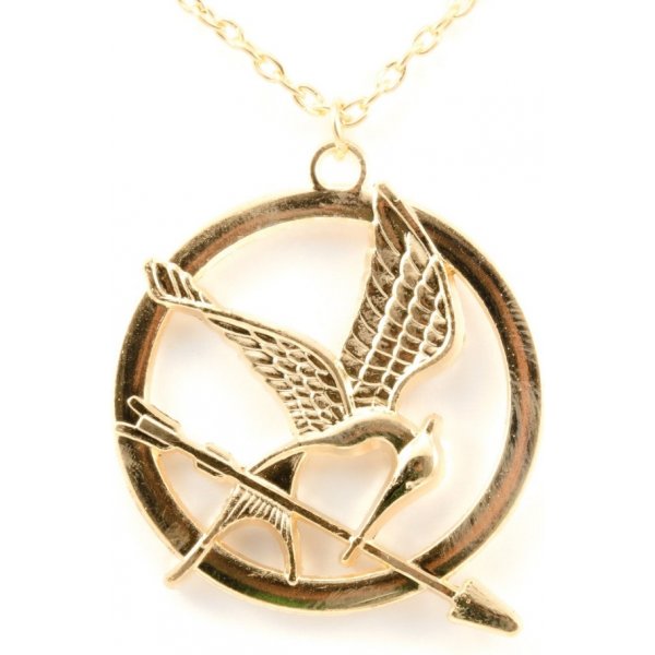 JewelsHall Hunger Games náhrdelník Reprodrozd zlatý 1699 od 99 Kč -  Heureka.cz