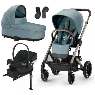 Cybex SET 5v1 Balios S Lux 2024 + Cot S Lux + Aton B2 i-Size + báze One + adaptéry Sky Blue – Zbozi.Blesk.cz