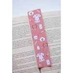 Ilustrovaná záložka do knihy Sestřička malá pocta velké práci 5x20 cm Barva: růžová – Sleviste.cz